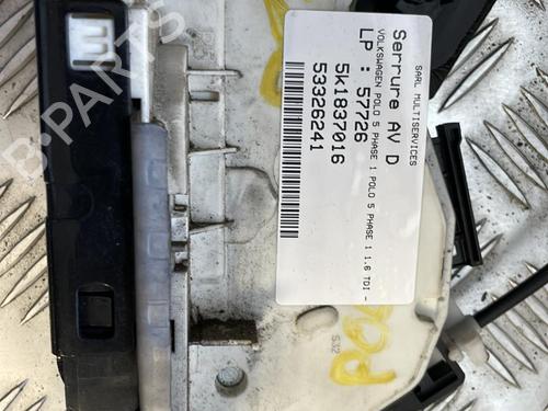 Used Front right lock VW POLO V (6R1, 6C1) 1.6 TDI (90 hp) 21334749