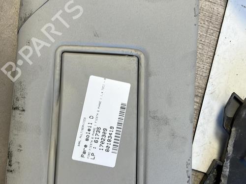 Used Right sun visor FORD FIESTA VI (CB1, CCN) 1.4 TDCi (70 hp) 21338618