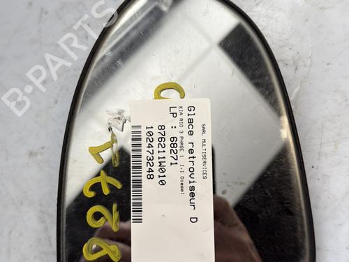 Used Right mirror glass KIA RIO III (UB) 1.1 CRDi (75 hp) 24146195