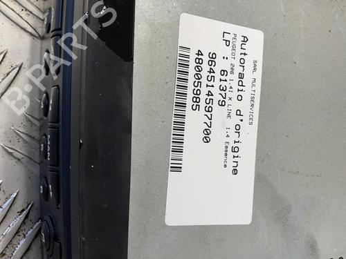 Used Radio PEUGEOT 206 Hatchback (2A/C) 1.4 i (75 hp) 21343579