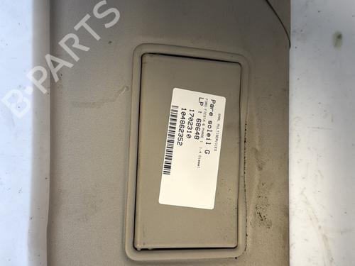 Venstre solskærm FORD FIESTA VI (CB1, CCN) 1.4 TDCi (70 hp) 25130274