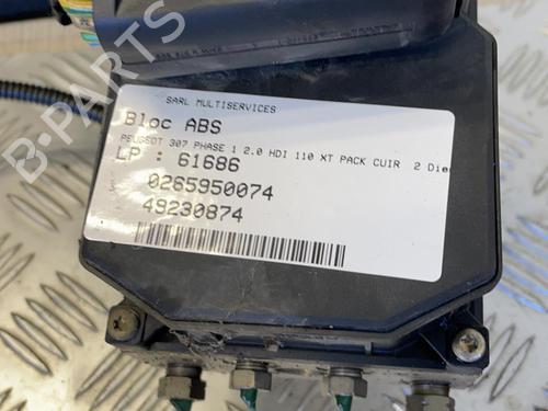 Used ABS pump PEUGEOT 307 (3A/C) 2.0 HDi 110 (107 hp) 21358862