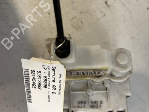 Høyre bak lås FIAT PANDA (169_) 1.1 (169.AXA1A) (54 hp) 21345680