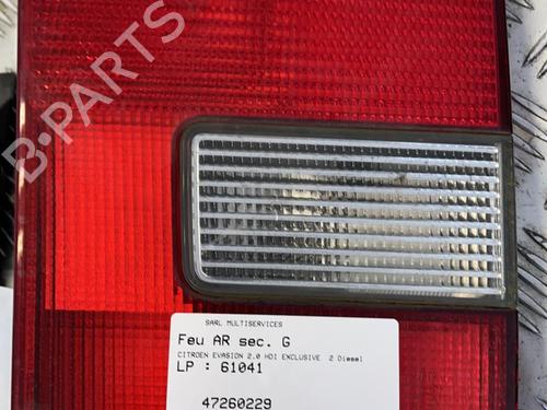 Used Left tailgate light CITROËN EVASION MPV (22, U6) 2.0 HDI (109 hp) 21351281