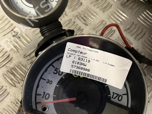 Used Instrument cluster PEUGEOT 107 (PM_, PN_) 1.4 HDi (54 hp) 21355010