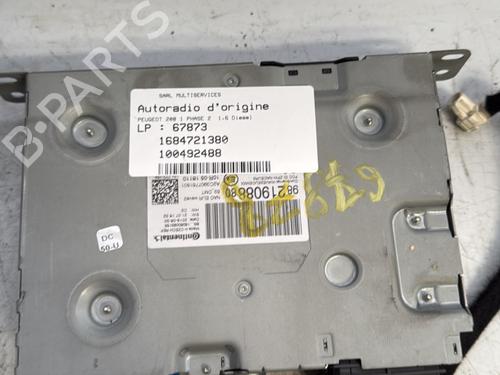 Used Radio PEUGEOT 208 I (CA_, CC_) 1.6 HDi / BlueHDi 75 (75 hp) 23797672