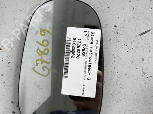 Used Left mirror glass RENAULT CLIO II (BB_, CB_) 1.9 dTi (B/CB0U) (80 hp) 21329737