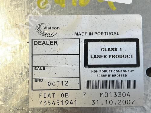 Used Radio FIAT BRAVO II (198_) 1.9 D Multijet (198AXB1A) (120 hp) 21354351