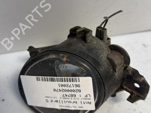 Used Right front fog light RENAULT CLIO II (BB_, CB_) 1.5 dCi (B/CB07) (65 hp) 25269642
