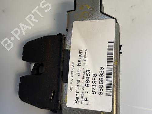 Used Tailgate lock PEUGEOT 208 I (CA_, CC_) 1.6 BlueHDi 100 (100 hp) 21347646