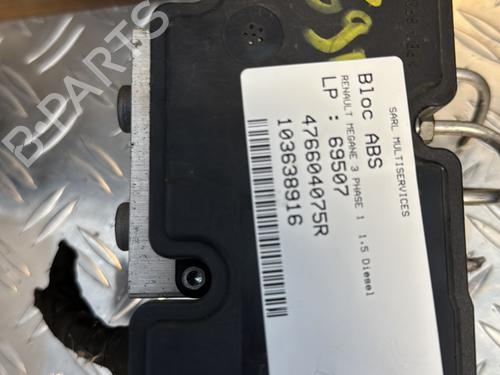 ABS Bremseaggregat RENAULT MEGANE III Hatchback (BZ0/1_, B3_) 1.5 dCi (106 hp) 24537823