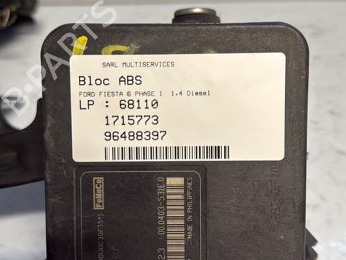 ABS pump FORD FIESTA VI (CB1, CCN) 1.4 TDCi | BP21679939M43 