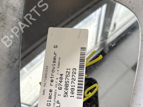 Used Left mirror glass VW GOLF VI (5K1) 1.4 TSI (122 hp) 27485464