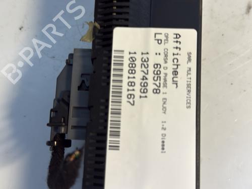 Display monitor OPEL CORSA D (S07) 1.3 CDTI (L08, L68) | BP27354834C48 