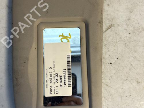 Used Right sun visor PEUGEOT 206 Hatchback (2A/C) 1.4 i (75 hp) 27699488