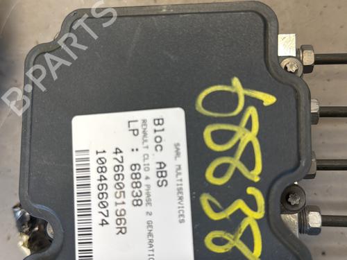 Used ABS pump RENAULT CLIO IV (BH_) 0.9 TCe 75 (BHNP) (76 hp) 27276179