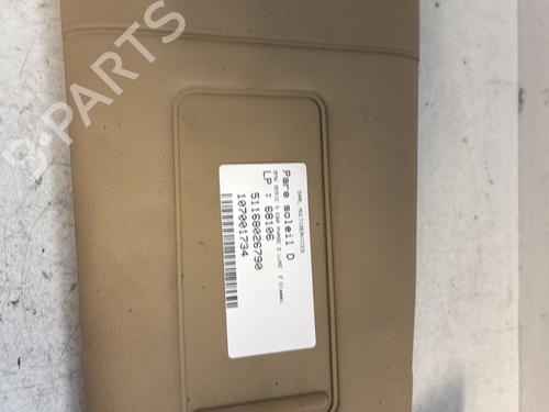 Used Right sun visor BMW 5 (E60) 520 d (163 hp) 26457215