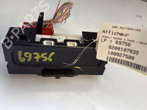 Display RENAULT MEGANE II Estate (KM0/1_) 1.6 (113 hp) 27339805