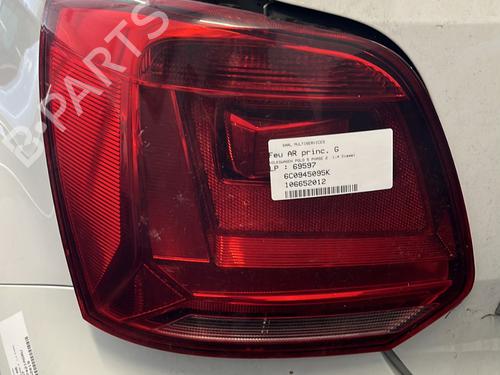 Used Left taillight VW POLO V (6R1, 6C1) 1.4 TDI (75 hp) 26239647