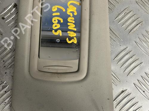 Used Left sun visor RENAULT LAGUNA III (BT0/1) 1.5 dCi (BT00, BT0A, BT0T, BT1J) (110 hp) 21350401