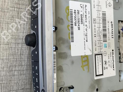 Radio RENAULT SCÉNIC III (JZ0/1_) 1.5 dCi | BP21343512E6 