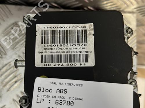 ABS pump CITROËN C8 (EA_, EB_) 2.0 HDi | BP21332675M43 