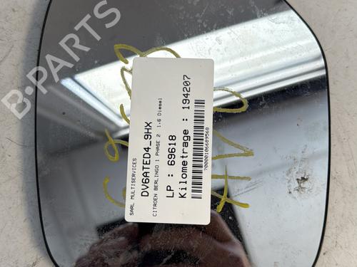 Used Right mirror glass CITROËN BERLINGO / BERLINGO FIRST MPV (MF_, GJK_, GFK_) 1.6 HDI 90 (MF9HX) (90 hp) 26282812