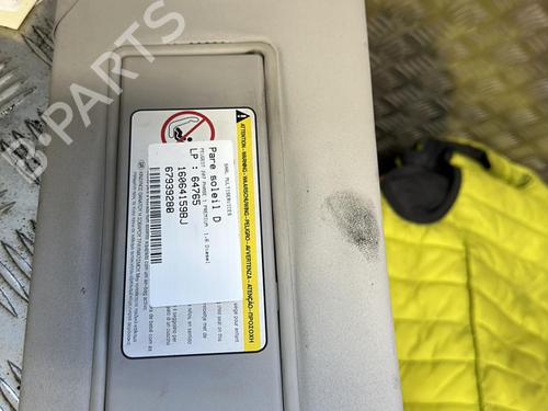 Used Right sun visor PEUGEOT 207 (WA_, WC_) 1.6 HDi (90 hp) 21348828