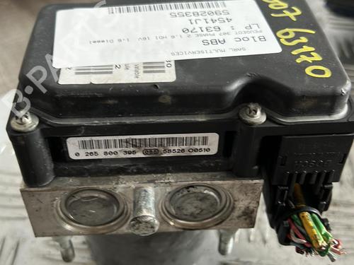 Used ABS pump PEUGEOT 307 (3A/C) 1.6 HDi 110 (109 hp) 21338913