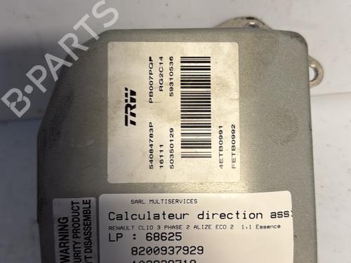 Used Steering ECU RENAULT CLIO III (BR0/1, CR0/1) 1.2 16V (BR02, BR0J, BR11, CR02, CR0J, CR11) (75 hp) 24653363