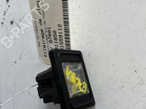 Used Licence plate light MERCEDES-BENZ GLA-CLASS (X156) GLA 200 CDI 4-matic (156.902) (136 hp) 21329858