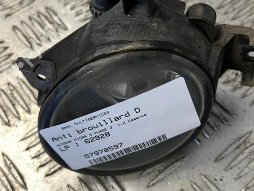 Højre Foran Tågelygte NISSAN MICRA III (K12) 1.2 16V (65 hp) 21347238
