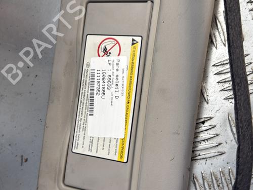 Right sun visor PEUGEOT 207 (WA_, WC_) 1.6 HDi | BP28423578I2