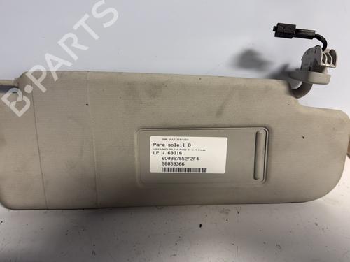 Right sun visor VW POLO (9N_, 9A_) 1.4 TDI | BP22596560I2 