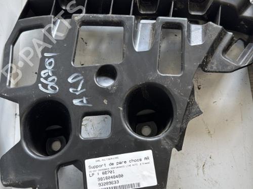 Used Rear bumper bracket DS DS 7 Crossback (J4_, JR_, JC_) 2.0 BlueHDi 180 (JJEHZR) (177 hp) 21345510