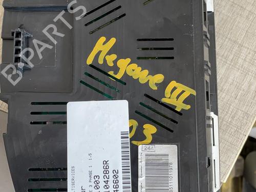 Kombinert Instrument RENAULT MEGANE III Hatchback (BZ0/1_, B3_) 1.5 dCi | BP21351380C47 