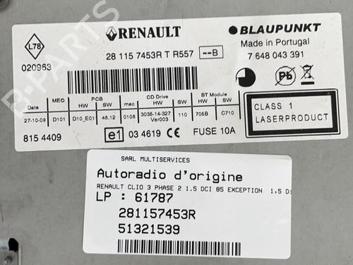 Radio RENAULT CLIO III (BR0/1, CR0/1) 1.5 dCi (BR17, CR17) | BP21350802E6 