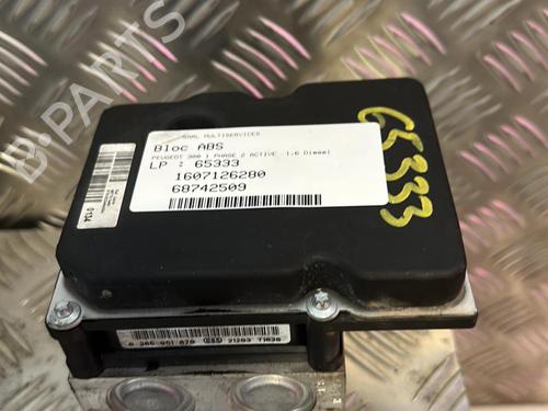 Used ABS pump PEUGEOT 308 I (4A_, 4C_) 1.6 HDi (112 hp) 21348704