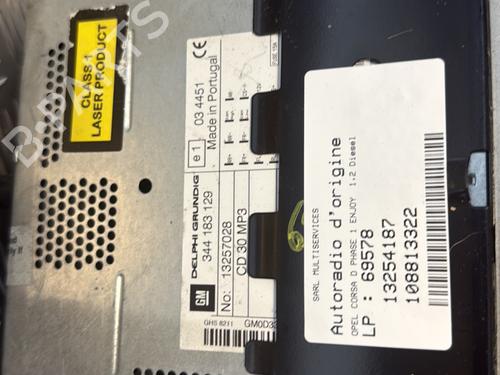 Radio OPEL CORSA D (S07) 1.3 CDTI (L08, L68) | BP27335606E6