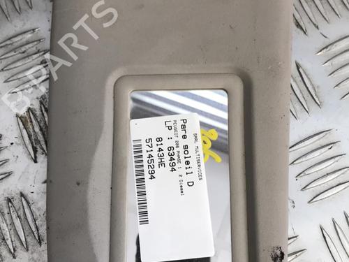 Used Right sun visor PEUGEOT 206 Hatchback (2A/C) 2.0 HDI 90 (90 hp) 21331384