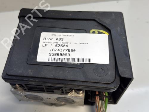 Used ABS pump PEUGEOT 2008 I (CU_) 1.2 THP 110 / PureTech 110 (110 hp) 21355414