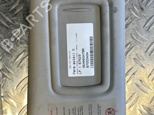 Used Right sun visor RENAULT MEGANE III Grandtour (KZ0/1) 1.5 dCi (86 hp) 21341490