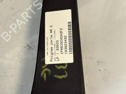 Used Rear left exterior door handle SEAT LEON (1P1) 1.9 TDI (105 hp) 24612078