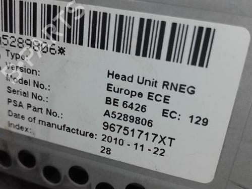 Radio PEUGEOT 5008 (0U_, 0E_) 2.0 HDi 150 / BlueHDi 150 | BP21306618E6 