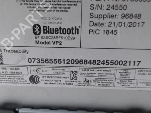 Radio FIAT 500 (312_) 1.2 (312AXA1A) | BP21308023E6 