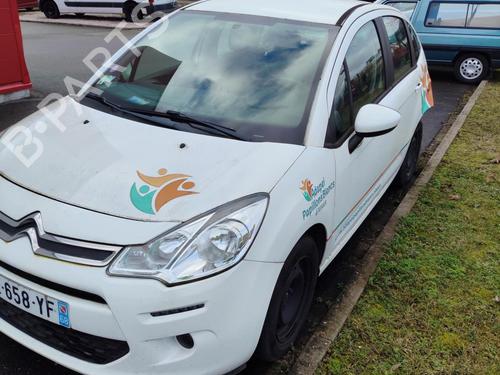 Left sun visor CITROËN C3 II (SC_) 1.2 VTi 82 | BP33209800I1  - Image 9