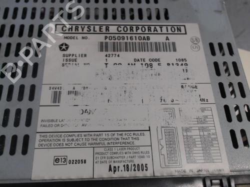 Radio CHRYSLER VOYAGER IV (RG, RS) 2.5 CRD | BP21369376E6 
