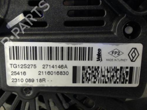 Dynamo RENAULT CLIO IV (BH_) 1.5 dCi 90 (90 hp) 21365553