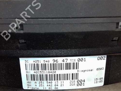 Instrument cluster MERCEDES-BENZ R-CLASS (W251, V251) R 350 4-matic (251.065, 251.165) | BP21301519C47 