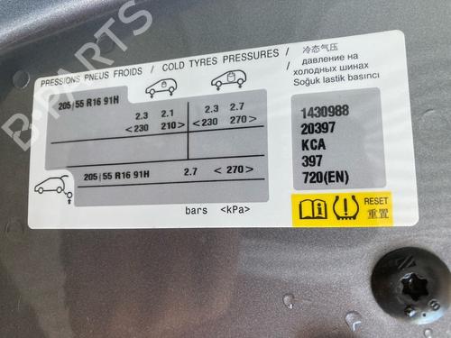 Rear parcel shelf CITROËN C4 II (NC_) 1.2 THP 110 (NCHNZ6, NCHNV6) | BP38030387C85 - Image 13